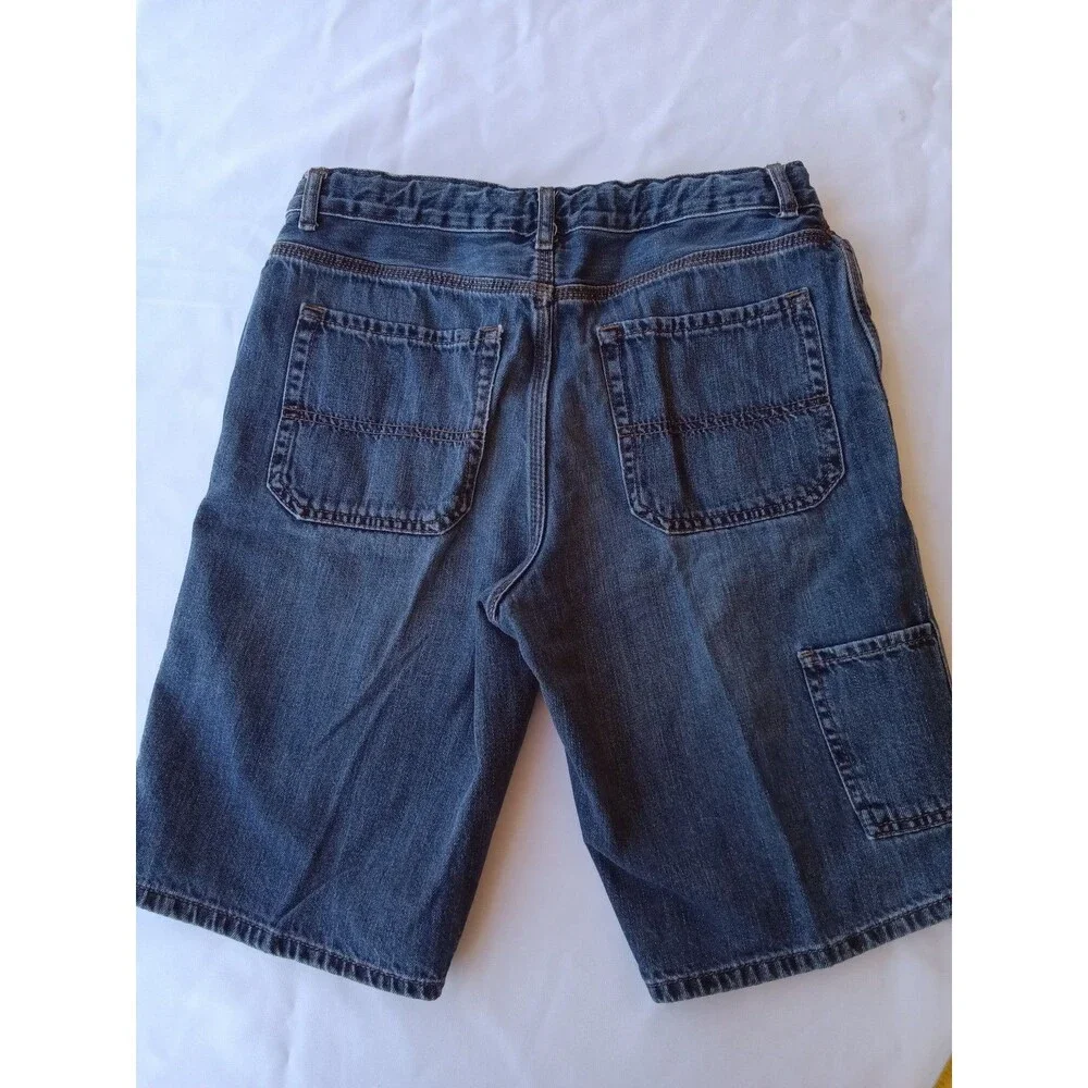 Boys Denim blue jeans husky short the children place size 12H